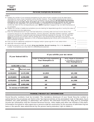 Maryland Form MW507 (COM/RAD-036) Employee&#039;s Maryland Withholding Exemption Certificate - Maryland, Page 2
