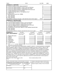 Form AL-1040 Individual Income Tax Return - City of Albion, Michigan, Page 2