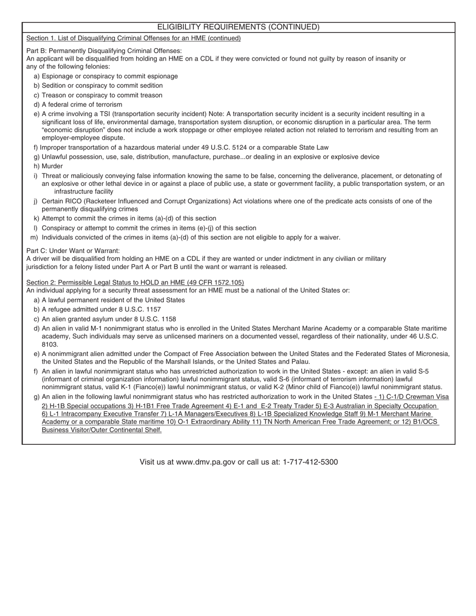 Form DL288 Download Fillable PDF or Fill Online Hazardous Materials
