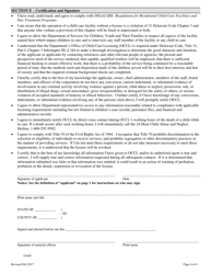 Relocation/Renewal License Application - Residential Child Care Facilities and Day Treatment Programs - Delaware, Page 4