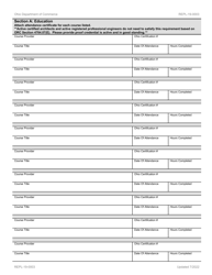 Form REPL-19-0003 Home Inspector License Initial License Application - Ohio, Page 6
