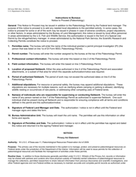 Form DI-9005 Notice to Proceed (Paleontology), Page 2