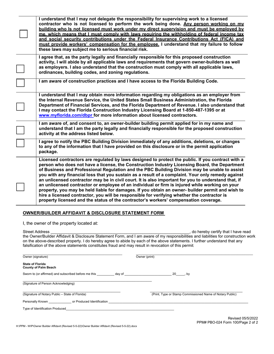 Form 100 - Fill Out, Sign Online and Download Printable PDF, City of ...