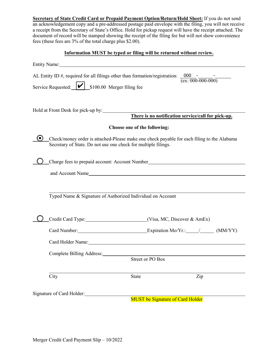 Certificate of Merger - Alabama, Page 4