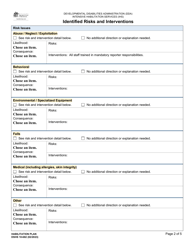 DSHS Form 10-682 Intensive Habilitation Services (Ihs) Habilitation Plan - Washington, Page 2