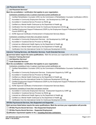 DSHS Form 11-164 Exhibit 1 Community Rehabilitation Program (Crp) Services and Qualifications - Washington, Page 3