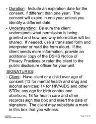 DSHS Form 14-012 Consent - Large Print - Washington, Page 13