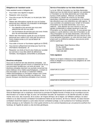 DSHS Form 16-247 Your Rights and Responsibilities When You Receive Mac or Tsoa Services Offered by Aging and Long-Term Support Administration - Washington (French), Page 2