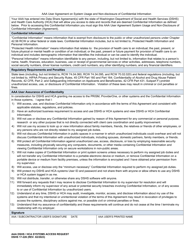 DSHS Form 17-226 Aaa Dshs/Hca Systems Access Request - Washington, Page 2