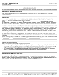 Document preview: Form ADM-0378 Contract Requirements - California