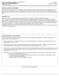 Form ADM-0378 Contract Requirements - California, Page 2