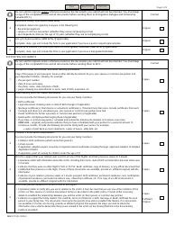 Form IMM0170 Document Checklist - Application Forms for Outside-Of-Canada Families of Canadian Victims of Air Disasters - Canada, Page 2