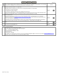 Form IMM0170 Document Checklist - Application Forms for Outside-Of-Canada Families of Canadian Victims of Air Disasters - Canada, Page 3