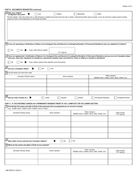 Form IMM5009 Verification of Status (Vos) or Replacement of an Immigration Document - Canada, Page 2
