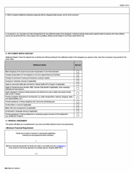 Form IMM5663 Sponsorship Undertaking and Settlement Plan - Community Sponsor (Cs) - Canada, Page 3