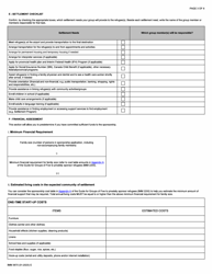 Form IMM5670 Sponsorship Undertaking and Settlement Plan - Groups of Five - Canada, Page 3