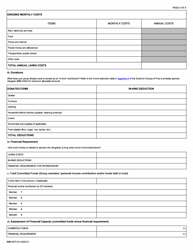 Form IMM5670 Sponsorship Undertaking and Settlement Plan - Groups of Five - Canada, Page 4