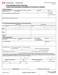 Form IMM5646 Custodian Declaration - Custodian for Minors Studying in Canada - Canada, Page 2