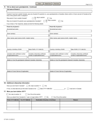 Form CIT0001 Application for Citizenship Certificate for Adults and Minors (Proof of Citizenship) Under Section 3 of the Citizenship Act - Canada, Page 6