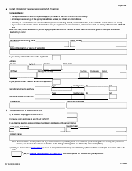 Form CIT0403 Application for Canadian Citizenship - Minors (Under 18 Years of Age) Applying Under Subsection 5(1) - Canada, Page 3