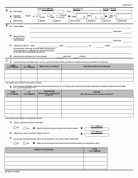Form CIT0534 Application to Resume Canadian Citizenship - Canadian Armed Forces - Canada, Page 2