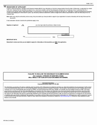 Form CIT0534 Application to Resume Canadian Citizenship - Canadian Armed Forces - Canada, Page 7
