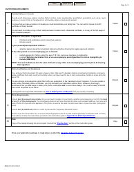 Form IMM0123 Document Checklist - Subsequent Temporary Public Policy to Continue to Facilitate Access to Permanent Resident Status for out-Of-Status Construction Workers in the Greater Toronto Area (Gta) - Canada, Page 4