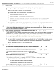 Form IMM5589 Document Checklist - Sponsoring a Common-Law Partner (Including Dependent Children) - Canada, Page 4