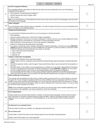 Form IMM5760 Document Checklist - Start up Business Class - Canada, Page 3