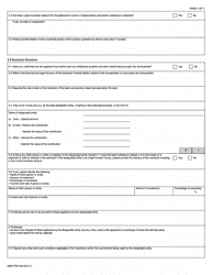 Form IMM5766 Start-Up Business Class Commitment Certificate - Letter of Support - Canada, Page 3