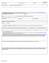 Forme IMM5670 Engagement De Parrainage Et Plan D&#039;etablissement - Groupes De Cinq - Canada (French), Page 2