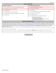 Forme IMM5686 Demande D&#039;opinion Pour Une Dispense De Permis De Travail Ou D&#039;eimt - Canada (French), Page 2