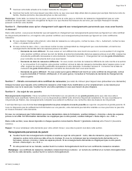 Forme CIT0001 Demande De Certificat De Citoyennete Pour Adultes Et Mineurs (Preuve De Citoyennete) En Vertu De L&#039;article 3 De La Loi Sur La Citoyennete - Canada (French), Page 10