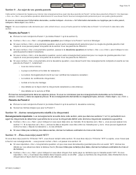 Forme CIT0001 Demande De Certificat De Citoyennete Pour Adultes Et Mineurs (Preuve De Citoyennete) En Vertu De L&#039;article 3 De La Loi Sur La Citoyennete - Canada (French), Page 12