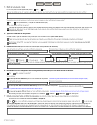 Forme CIT0001 Demande De Certificat De Citoyennete Pour Adultes Et Mineurs (Preuve De Citoyennete) En Vertu De L&#039;article 3 De La Loi Sur La Citoyennete - Canada (French), Page 2