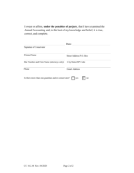 Form CC16:2.44 Annual Accounting - Nebraska, Page 2