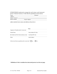 Form CC16:2.67 Interested Persons Update - Nebraska, Page 3