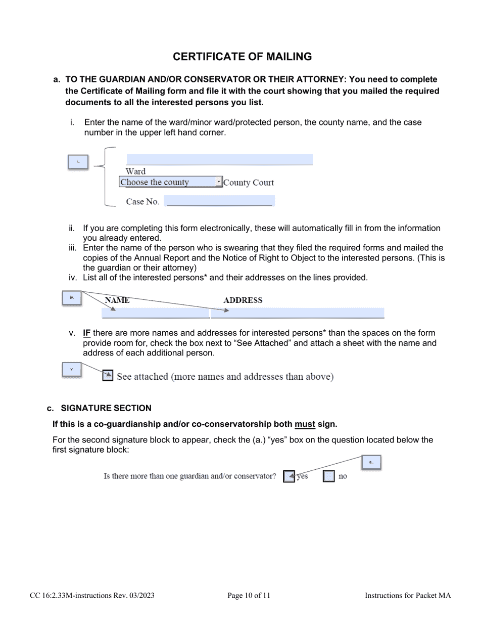 Instructions for Form 16:2.33M Packet Ma - Nebraska, Page 10