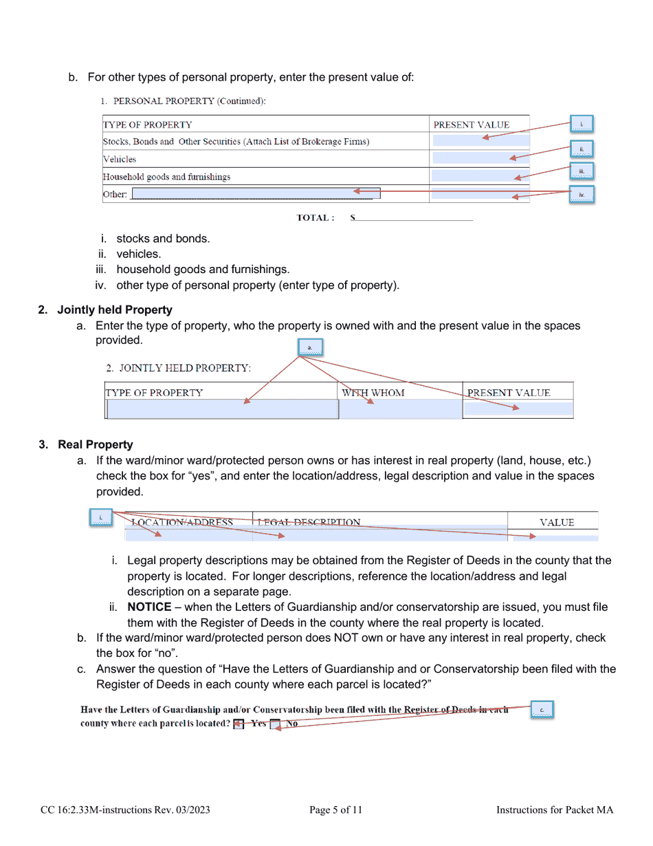 Instructions for Form 16:2.33M Packet Ma - Nebraska, Page 5
