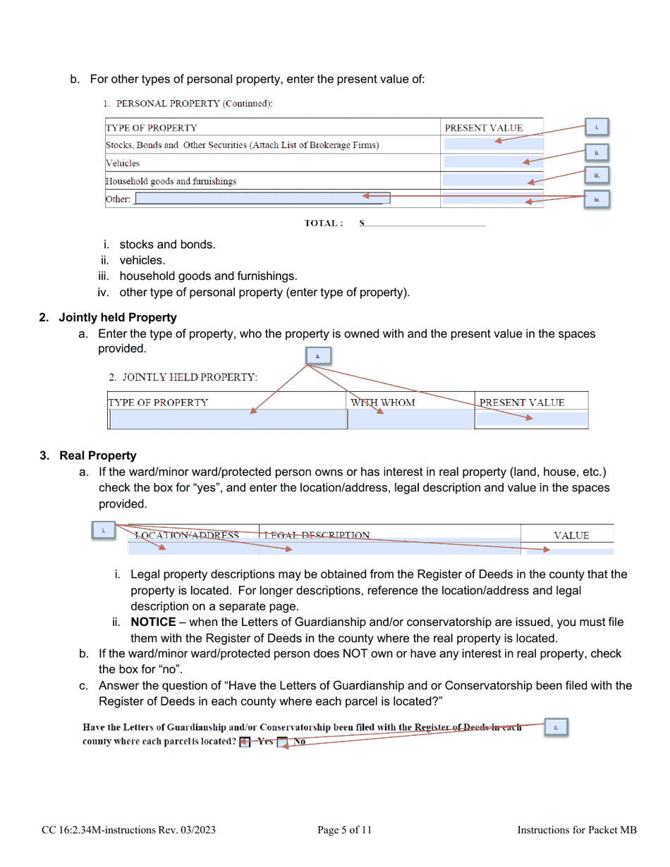 Instructions for Form CC16:2.34M Packet Mb - Nebraska, Page 5