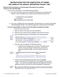 Document preview: Instructions for Form CC16:2.36M Packet Md - Nebraska