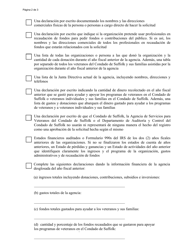 Solicitud Para Declaracion De Registro - Suffolk County, New York (Spanish), Page 2
