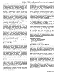 Instructions for Form IA PTE-C, 41-174 Iowa Composite Return - Iowa, Page 2