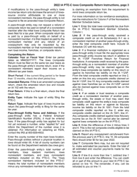 Instructions for Form IA PTE-C, 41-174 Iowa Composite Return - Iowa, Page 3