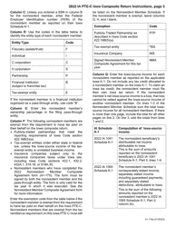 Instructions for Form IA PTE-C, 41-174 Iowa Composite Return - Iowa, Page 5