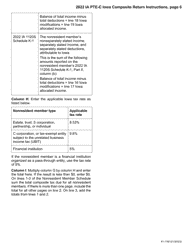 Instructions for Form IA PTE-C, 41-174 Iowa Composite Return - Iowa, Page 6