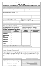 Non-medicare Retired Employees Premium Assistance Program Application Form - West Virginia, Page 3