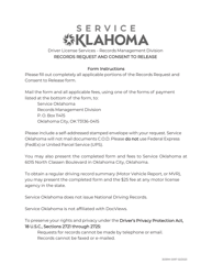 Document preview: Form 303RM 0097 Records Request and Consent to Release - Oklahoma