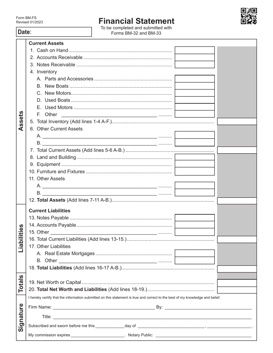 Form BM-33 Application for New and Used Boat and Motor Dealer License - Oklahoma, Page 3