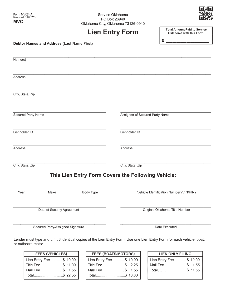 Form MV21A Fill Out, Sign Online and Download Fillable PDF